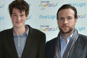GulliveGulliver Moore with actor Rafe Spall