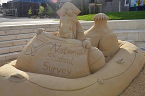 NSS camel sand sculpture